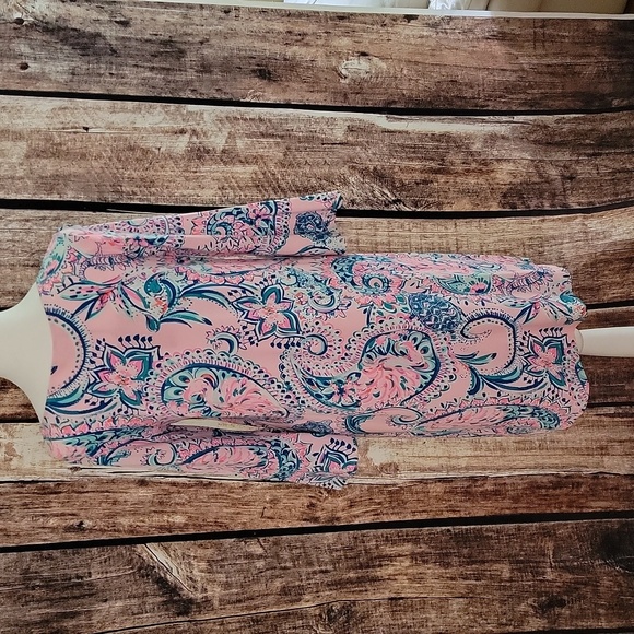 Lilly Pulitzer Size Medium Pink Passion Paisley Dress - Picture 3 of 6